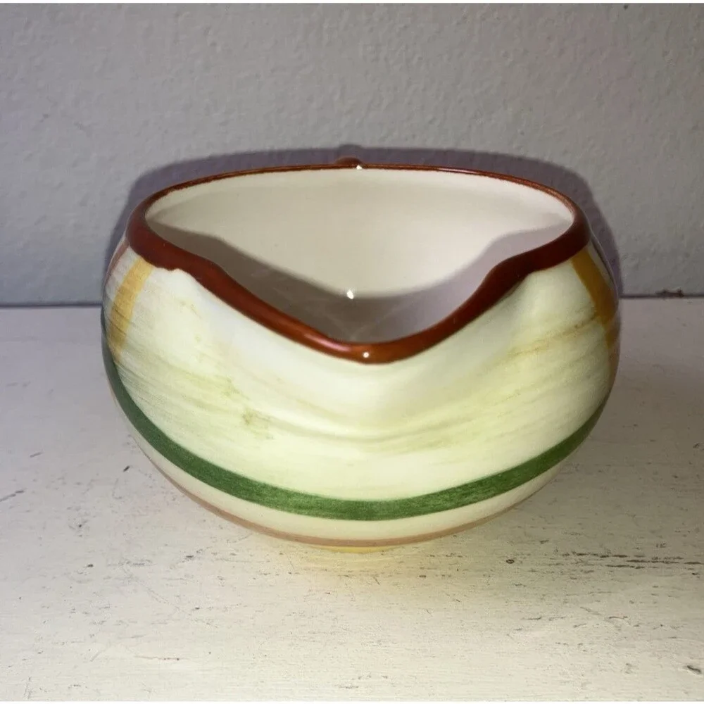 Vintage 1940s/1950s Vernon Kilns Vernoware Homespun Plaid Sauce or Gravy Boat